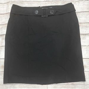 Classic Black Pencil Skirt Size 16